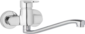 JB Sanitary Nástěnná dřezová a umyvadlová baterie MIRAM, rozteč 100 mm, S ramínko 250 mm M10 30 20