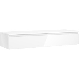 MEXEN/S - Orio koupelnová skříňka pod umyvadlo 140 cm s deskou, 1 šuplík, bílá lesk 91A10-14023-1-BFC00