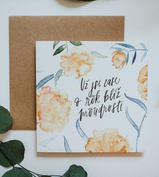 Be Nice EKO Přání Pivoňka Moudrost