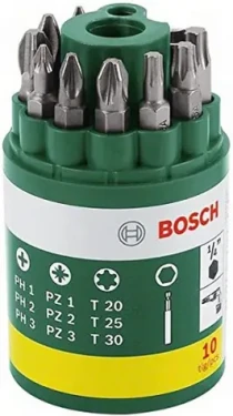 BOSCH 2607019452 / Sada bitů 10 ks (2607019452)