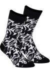 Vzorované pánské ponožky PERFECT MAN-CASUAL černá 45-47