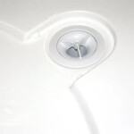 LaVilla sprchová vanička COMO čtvrtkruh R550 900 x 900 x 30 bílá oblý kryt sifonu bez nožiček CVN1 LA60ZK090R55