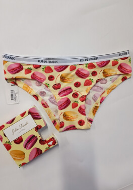 Dámské kalhotky John Frank WJFD-S120-MACO Žlutá XL