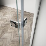 GELCO - TRINITY CHROM obdélníkový kout 800x1000 levý, matné sklo, GT5610-80ML-CH GT5610-80ML-CH