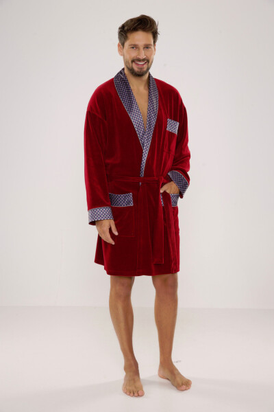 Pánský župan BONJOUR 772 - DE LAFENSE kaštanové XL