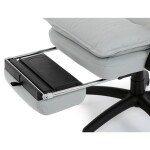 Kancelářské křeslo, synchronní mechanismus, stříbrná látka, KA-Y350 SIL