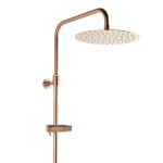 Sprchový systém SAT Aurum s termostatickou baterií broušený rose gold SATSSTKAURBRG SATSSTKAURBRG