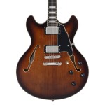 D'Angelico Premier DC Double Cutaway Stop-Bar Tailpie CE Brown Burst