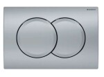 GEBERIT - Duofix Set předstěnové instalace, klozetu Oudee a sedátka softclose, tlačítko Delta01, matný chrom SANI11CA2114