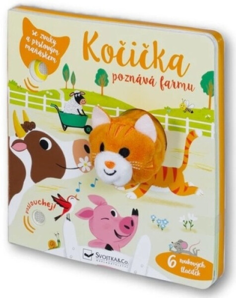 Kočička poznává farmu - se zvuky a prstovým maňáskem - Kolektiv
