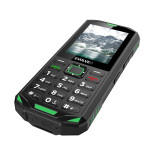 EVOLVEO StrongPhone X5, vodotěsný odolný Dual SIM telefon, černo-zelený