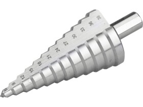 Vrták stupňovitý, HSS-M2, EXTOL PREMIUM 6-39 mm, délka 101 mm, upínání 12 mm, balení 1 ks