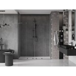MEXEN/S - Velar L Duo posuvné sprchové dveře 200, transparent, grafit kartáčovaná 871-200-003-02-66