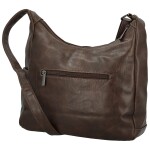 Stylová dámská koženková crossbody kabelka Gianni, coffee