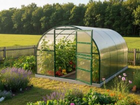 Polykarbonátový skleník – KYKLOP2, PC 4 mm, 3×8 m