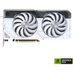 ASUS Dual White GAMING GeForce RTX 4070 SUPER OC 12GB / 1980 - 2550 MHz / 12GB GDDR6x / 192-bit / 1x HDMI + 3x DP / (16) (90YV0K84-M0NA00)