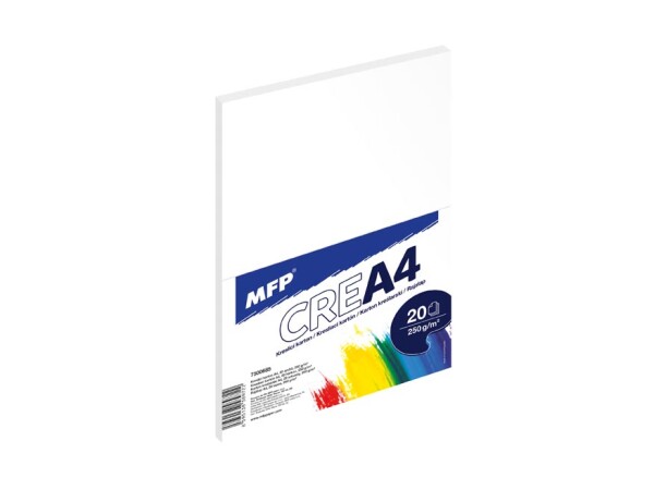 MFP Kreslící karton A4 250 g/m? bílý, 20 ks