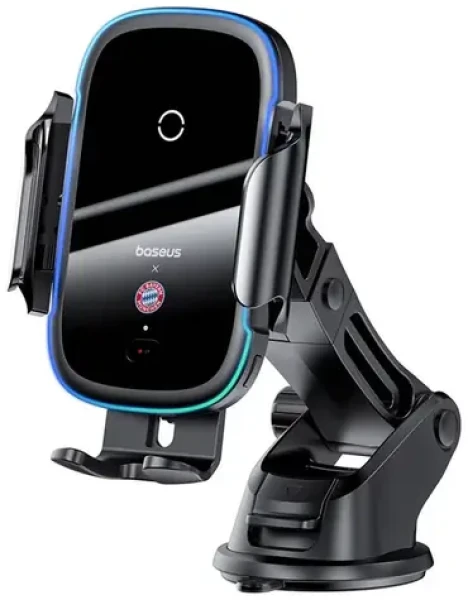 Baseus C40344000113-Z1 Držák do auta s 15W nabíječkou Bayern edition černá (C40344000113-Z1)