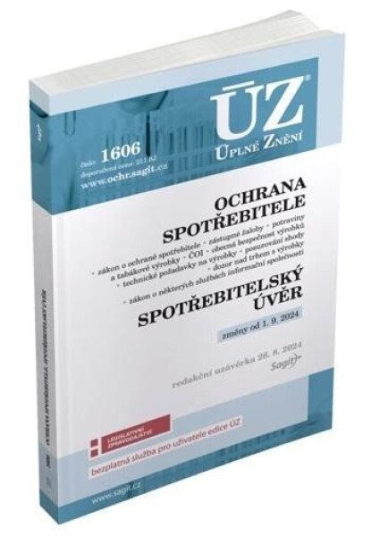 ÚZ 1606 Ochrana spotřebitele,