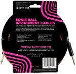 Ernie Ball Braided Instrument Cable Straight/Straight 10ft Pumpkin Pie