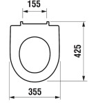 JIKA - Lyra plus WC sedátko, bílá H8933843000631