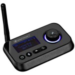 Omnitronic QuickBTR-5.0 XLR AptX Bluetooth audio přijímač Bluetooth verze: 5.0, A2DP 10 m technologie AptX, integrovaný