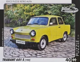 RETRO-AUTA Puzzle č.31 Trabant 601 S (1988)