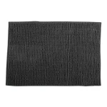 MSV Koupelnová předložka CHENILLE tmavě šedá / Mikrovlákno / Protiskluzová / 40 x 60 cm