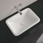 VILLEROY & BOCH - Loop&Friends Umyvadlo zápustné, 68x45 cm, s přepadem, CeramicPlus, alpská bílá 4A6600R1