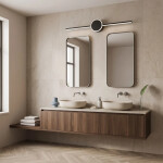 REA - Nástěnné svítidlo 40CM APP848-1W - černé OSW-07880