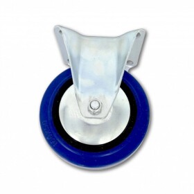Kolečko pojezdové, 160mm, pevné, tvrdá pryž-modrá, 250kg