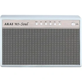 AKAI M3 SOUL bílá / Bezdrátový reproduktor / Bluetooth / 20W / 2x USB / AUX (4905192533571)