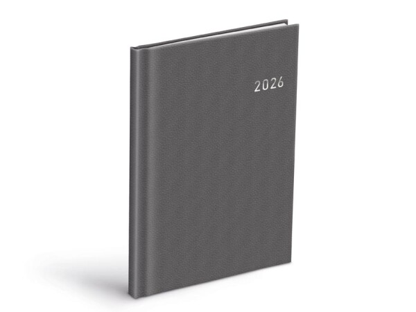 Týdenní diář 2026 MFP T805 A5 - PVC dark gray