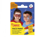 JOVI obličejové tužky 3x5,6g - bílá, červená a modrá