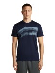 ICEBREAKER Mens Merino 150 Tech Lite SS Tee Getaway, Midnight Navy velikost: L