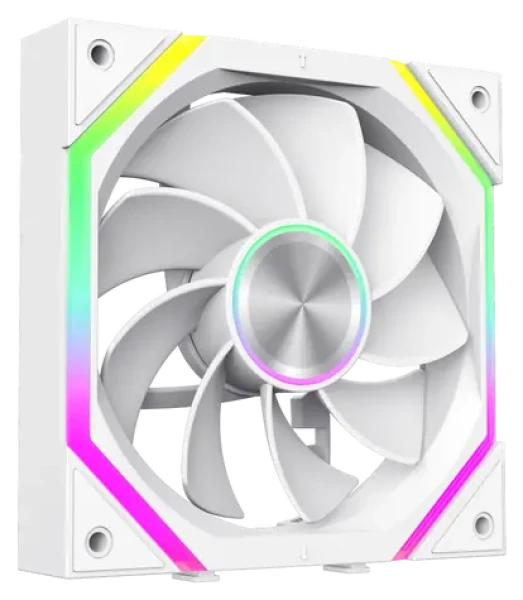 Gamemax FN12A-N2 WL-RW bílý / Ventilátor do PC skříně / 120 mm (FN12A-N2 WL-RW)