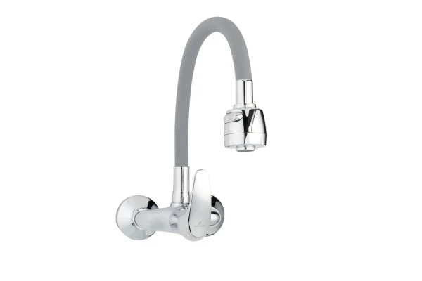 JB Sanitary Nástěnná baterie SLIM, rozteč 100 mm, šedé flexi ramínko A10 33 98