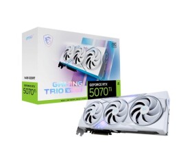 MSI VGA NVIDIA GeForce RTX 5070 Ti 16G GAMING TRIO OC WHITE, RTX 5070 Ti, 16GB GDDR7, 3xDP, 1xHDMI EDF_2648704