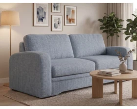 Pohovka s rozkladem Impakt, holubí šedá látka