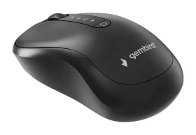 Gembird MUSW2-4B-01 černá / Bezdrátová optická myš / Dual-mode / 4 tlačítka (MUSW2-4B-01)