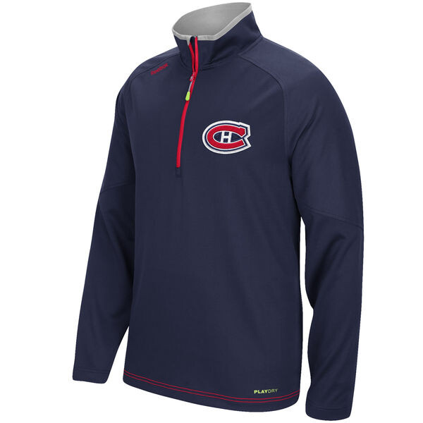 Reebok Pánská mikina Montreal Canadiens NHL Center Ice Baselayer 1/4 zip 15 Velikost: S