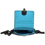Luxusní dámská kožená crossbody kabelka GW Manoli, černá