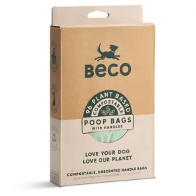 BeCoThings Beco Sáčky na exkrementy s ouškem kompostovatelné - ekologické 96ks (BG-755301)