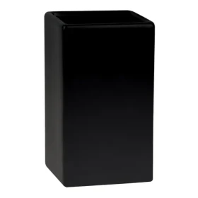 Spirella QUADRO kelímek na kartáčky matně černý / keramika (7610583204813)
