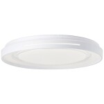 Mlight Jade 81-4080 stropní svítidlo, nástěnné světlo Energetická třída (EEK2021): F (A - G) 18 W LED bílá, šedá