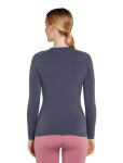 Dámské merino tričko s dlouhým rukávem ICEBREAKER Wmns 260 Zoneknit Seamless LS Crewe, Graphite velikost: XS