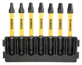 DeWalt Sada prodloužených bitů SQ / Bity / 7 ks / SQ1, SQ2, SQ3 / 57 mm (DT70824)