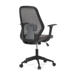 Židle kancelářská, látka černá, houpací mechanismus, kolečka pro tvrdé povrchy