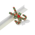 Vánoční brož Swarovski Elements Corinne - vánoční cukrovinka, Barevná/více barev