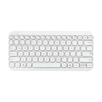ASUS Marshmallow KW100 bílá / bezdrátová klávesnice / nízký profil kláves / CZ SK layout (90XB0880-BKB560)
